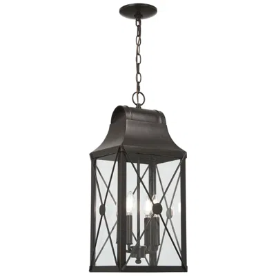 Minka Lavery The Great Outdoors De Luz 4-light Oil Rubbed Bronze Outdoor Chain Hung