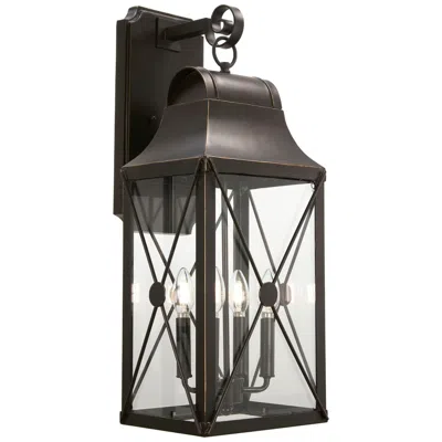 Minka Lavery The Great Outdoors De Luz 4-light Oil Rubbed Bronze Outdoor Wall Mount