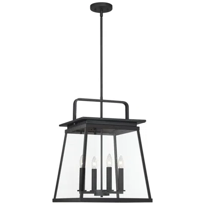 Minka Lavery The Great Outdoors Isla Vista 4-light Black 22.75-in Outdoor Pendant Light