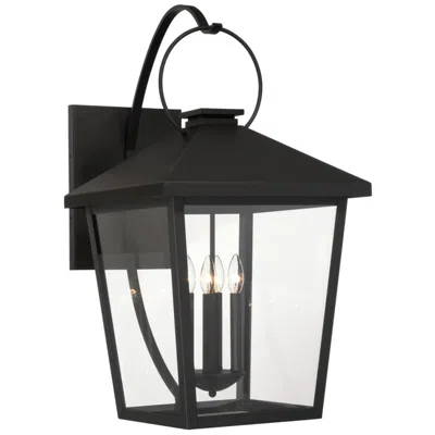 Minka Lavery The Great Outdoors Parkside 4-light 17.25-in Sand Black Outdoor Wall Sconce