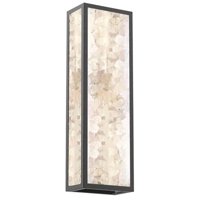 Minka Lavery The Great Outdoors Salt Creek 1-light Led 10.13-in Black Wall Sconce