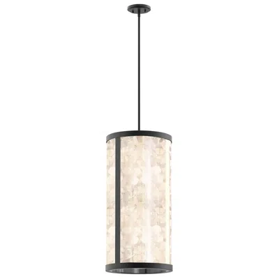Minka Lavery The Great Outdoors Salt Creek 1-light Led 13.13-in Black Lantern Pendant