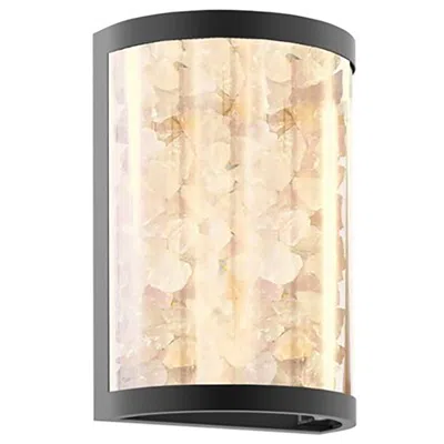 Minka Lavery The Great Outdoors Salt Creek 1-light Led 8.13-in Black Outdoor Wall Sconce