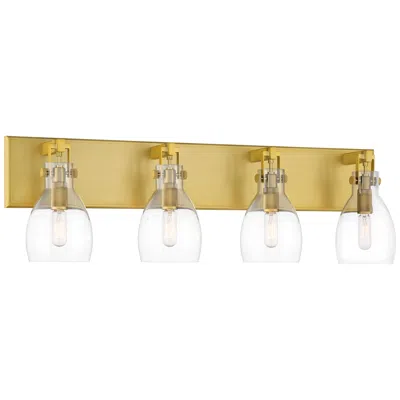 Minka Lavery Tiberia 30 1/2" Wide Soft Brass 4-light Bath Light