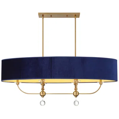 Minka Lavery Van Noord 48" Wide Oxidized Aged Brass Island Chandelier
