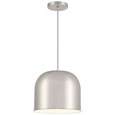 Minka Lavery Vantage 1-light Brushed Nickel Pendant With Brushed Nickel Metal Shade
