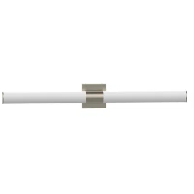 Minka Lavery Vantage Led 38.1-in Brushed Nickel Vanity Light With Shade