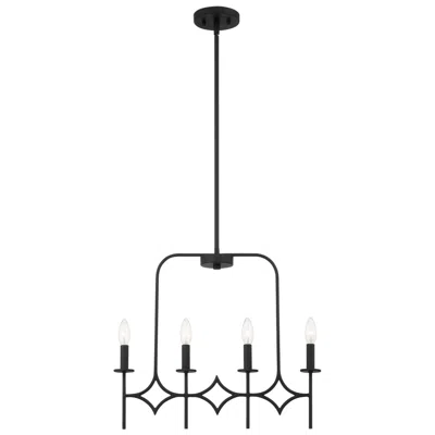 Minka Lavery Vantage Muncie 4-light Black Island Chandelier