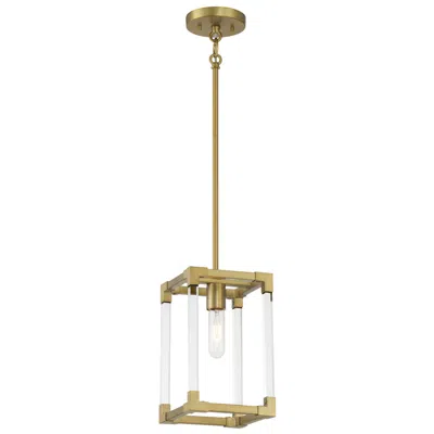 Minka Lavery Vantage Oro District 1-light Soft Brass Mini Pendant