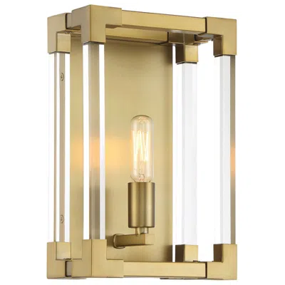 Minka Lavery Vantage Oro District 1-light Soft Brass Wall Sconce