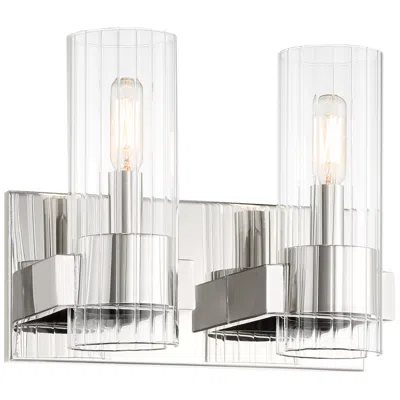 Minka Lavery Vernon Place 11 1/2" Wide Chrome 2-light Bath Light