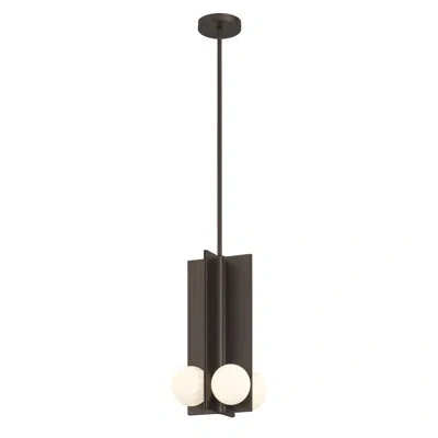 Minka Lavery Vestra 10.5" Led Pendant In Bronze
