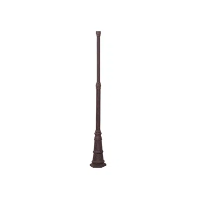 Minka Lavery Vintage Rust 83 3/4" High Outdoor Lighting Post With Base