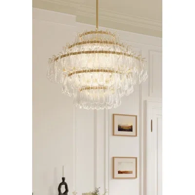 Minka Lavery Vionne 32.25" 8-light Pendant In Brass