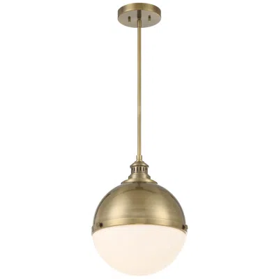 Minka Lavery Vorey 13" Wide Oxidized Aged Brass Globe Pendant Light