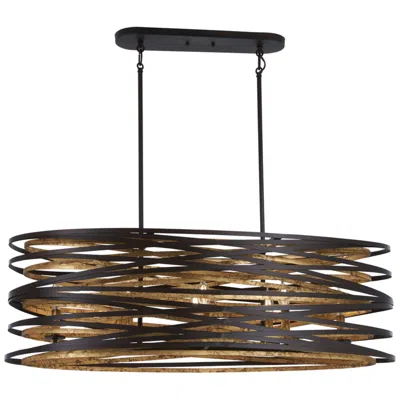 Minka Lavery Vortic Flow 40" Bronze Gold Kitchen Island Light Pendant