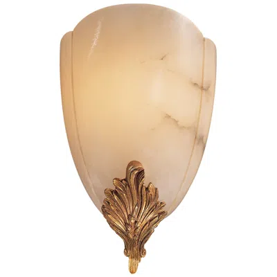 Minka Lavery Wall Sconce In French Gold Finish In Brown