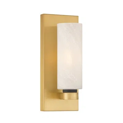 Minka Lavery Wexmere 11" High 1-light Wall Sconce In Brass