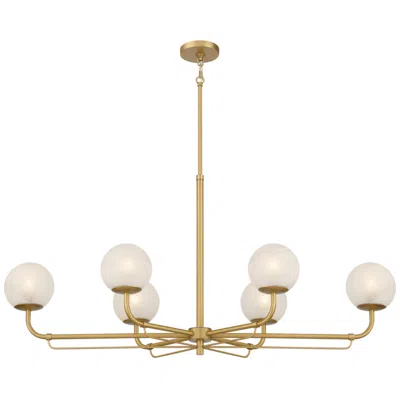 Minka Lavery Whitehall 46" Wide Legacy Brass 6-light Island Chandelier