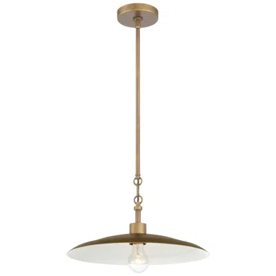 Minka Lavery York 16" Wide Natural Brass Pendant Light