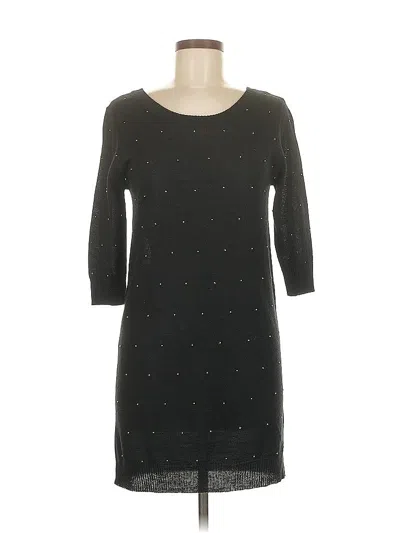 Pre-owned Minkpink 3/4 Sleeve Top Black Boatneck Tops