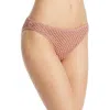 Minkpink Adrift Womens Cheeky Crochet Bikini Swim Bottom In Multi