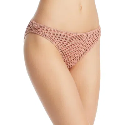 Minkpink Adrift Womens Cheeky Crochet Bikini Swim Bottom In Multi