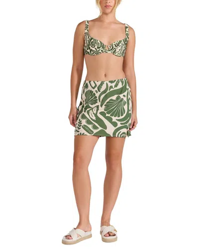 Minkpink Amos Mini Skirt In Green