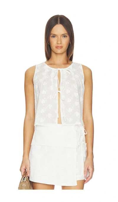 Minkpink Anisa 탑 In White
