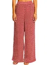 Minkpink Annie Wide Leg Pants In Red Geo In Multi