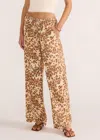 Minkpink Arden Drawstring Pants In Leopard In Brown