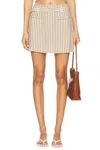 Minkpink Artemis Belted Skort In Multi