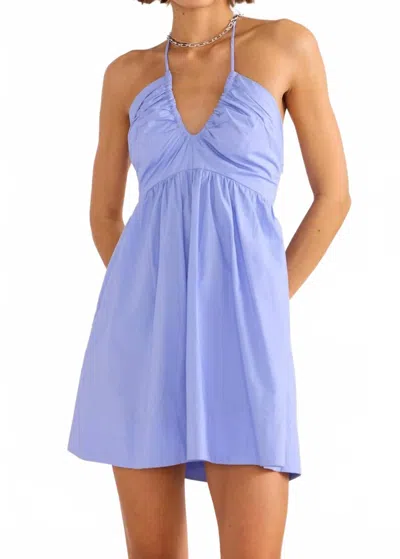 Minkpink Avalon Dress In Jacaranda Blue In Multi