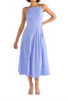 Minkpink Avalon Square Neck Dress In Jacaranda In Blue