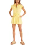 Minkpink Ayla Scalloped Playsuit In Pineapple In Multi