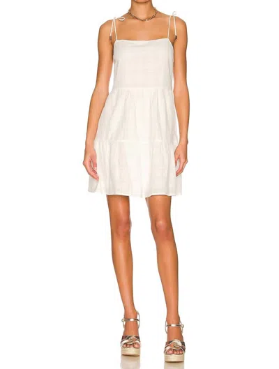 Minkpink Bowes Mini Dress In White