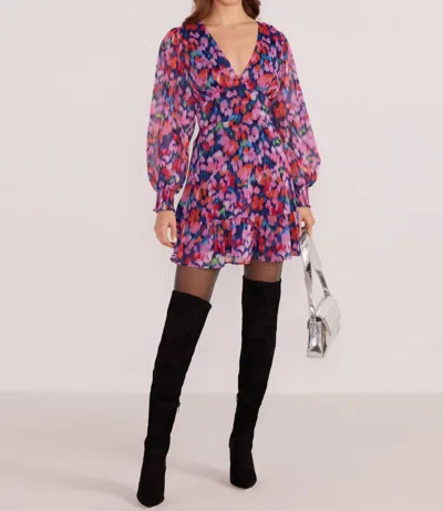Minkpink Calista Chiffon Mini Dress In Pink