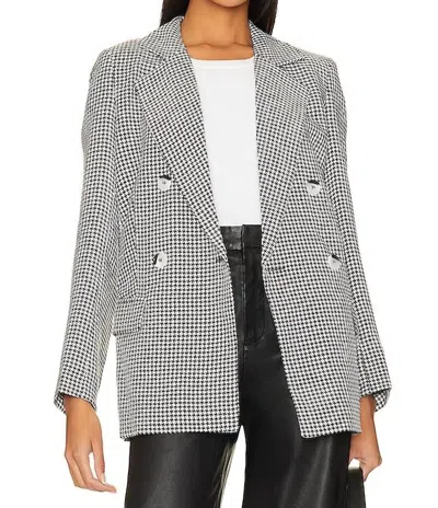 Minkpink Camilla Blazer In Black/white