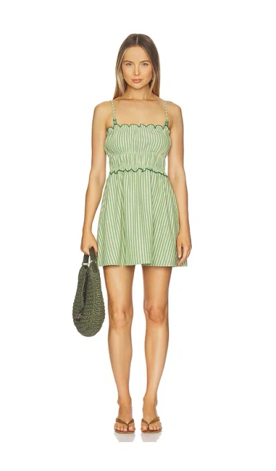 Minkpink Capri Mini Dress In Green