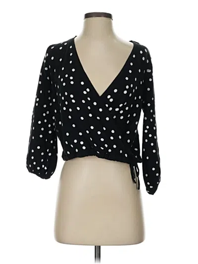 Pre-owned Minkpink Cardigan Sweater In Black