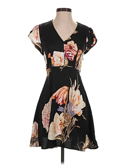 Pre-owned Minkpink Casual Dress In Black
