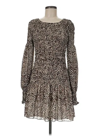 Pre-owned Minkpink Casual Dress In Brown