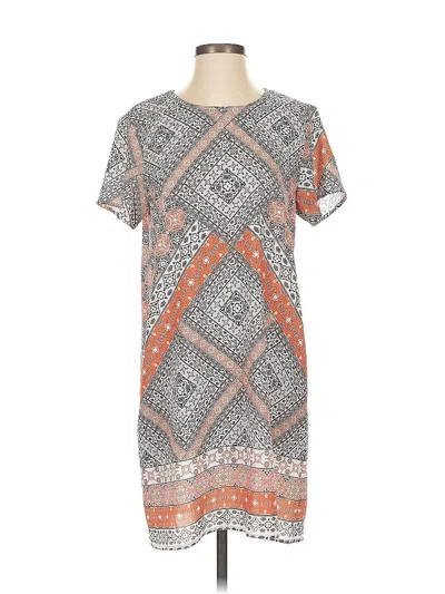 Pre-owned Minkpink Casual Dress In Gray