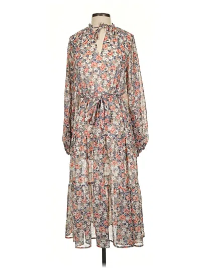 Pre-owned Minkpink Casual Dress In Gray