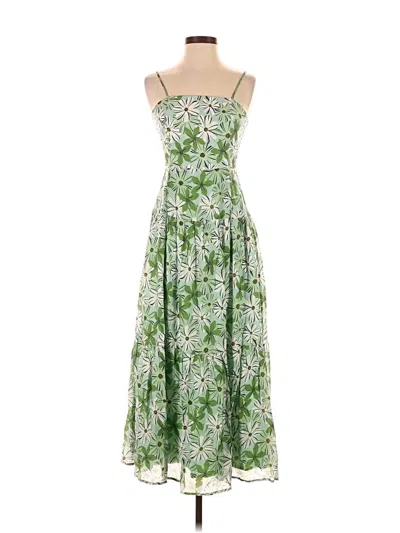 Pre-owned Minkpink Casual Dress In Green