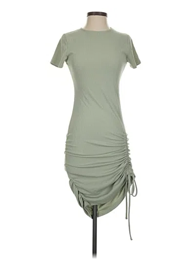 Pre-owned Minkpink Casual Dress In Green