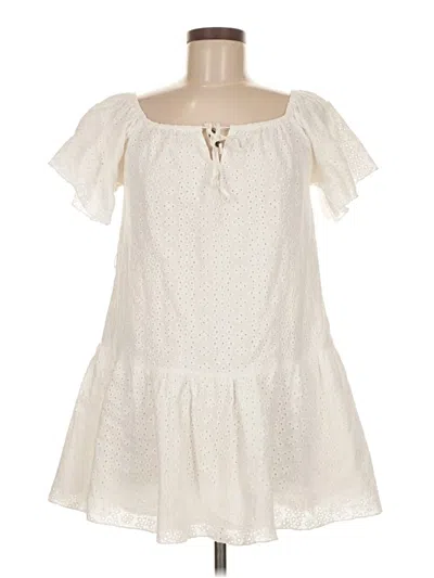 Pre-owned Minkpink Casual Dress In Ivory