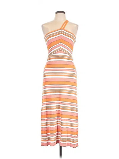 Pre-owned Minkpink Casual Dress In Orange