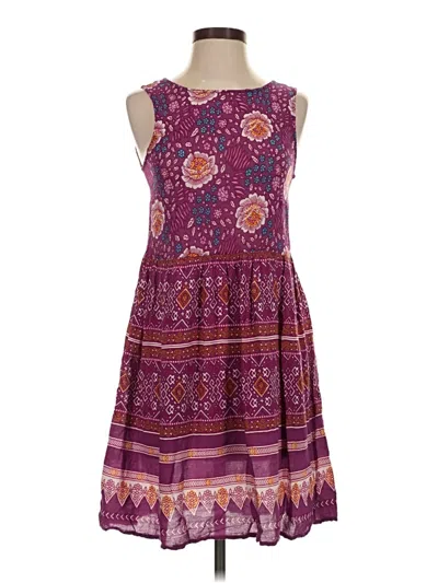 Pre-owned Minkpink Casual Dress In Purple