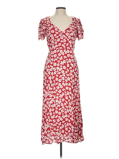 Pre-owned Minkpink Casual Dress In Red